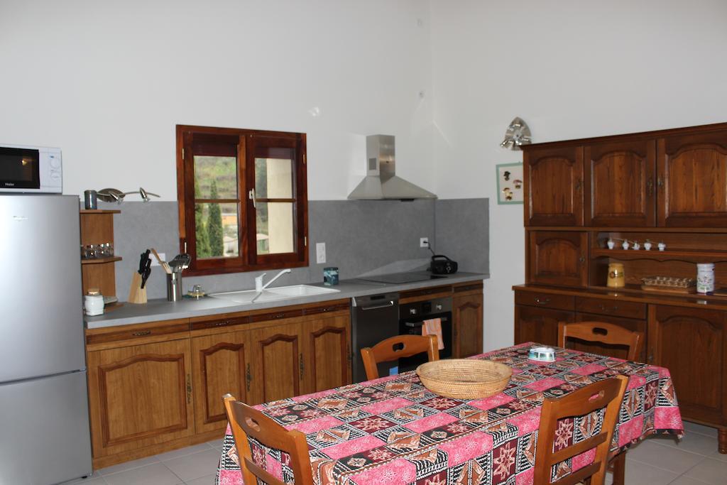 Appartement Le Pailler de la Planque à Camplong Chambre photo